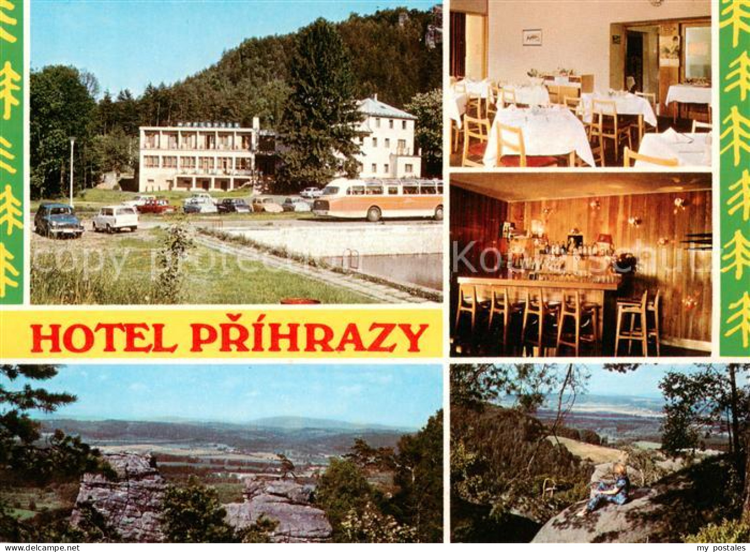 73787012 Mnichovo Hradiste CZ Hotel Prihrazy Landschaftspanorama Felsen  - Czech Republic