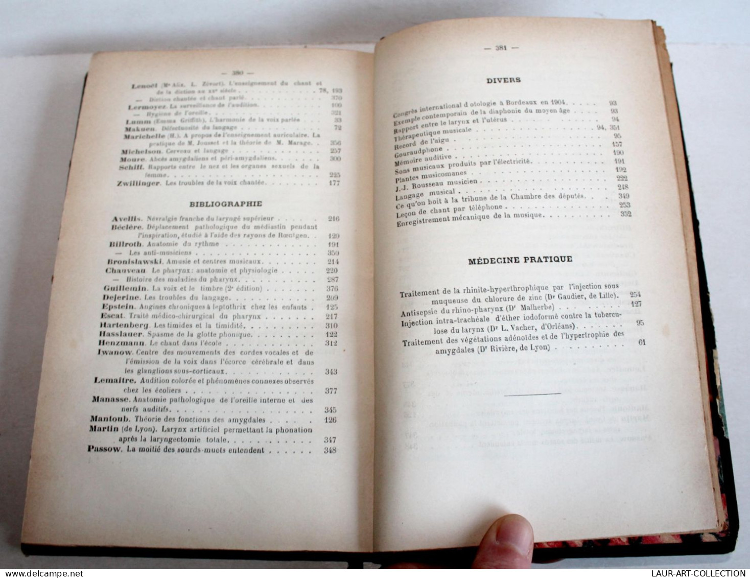 LA VOIX, PARLEE & CHANTEE ANATOMIE PHYSIOLOGIE PATHOLOGIE HYGIENE EDUCATION 1901 / ANCIEN LIVRE XXe SIECLE (2603.101) - Health