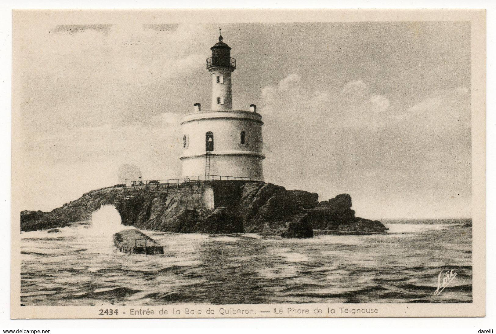 CP 56 - Entrée De La Baie De Quiberon - Le Phare De La Teignouse - Quiberon