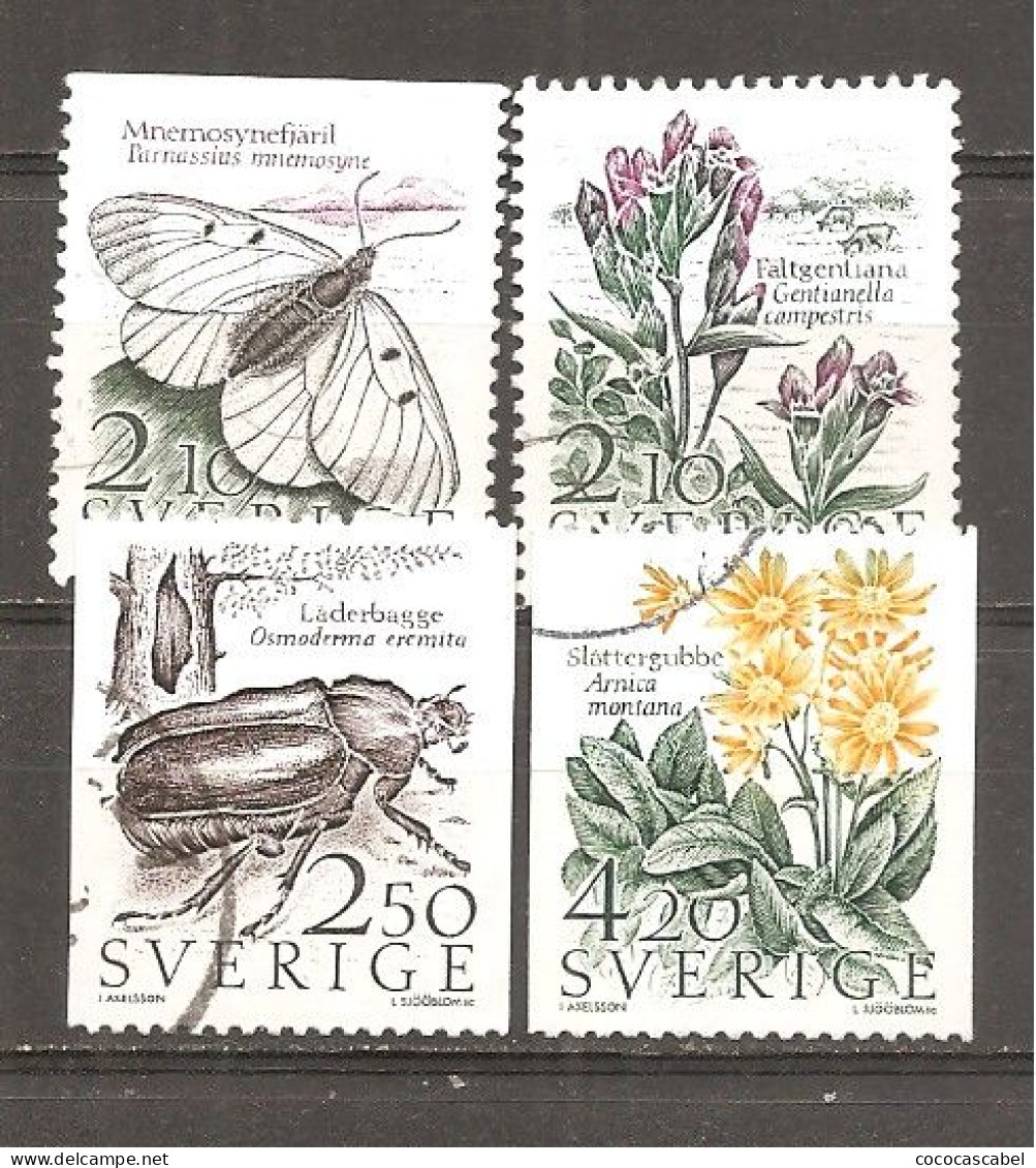 Suecia-Sweden Nº Yvert  1406-09 (usado) (o) - Used Stamps
