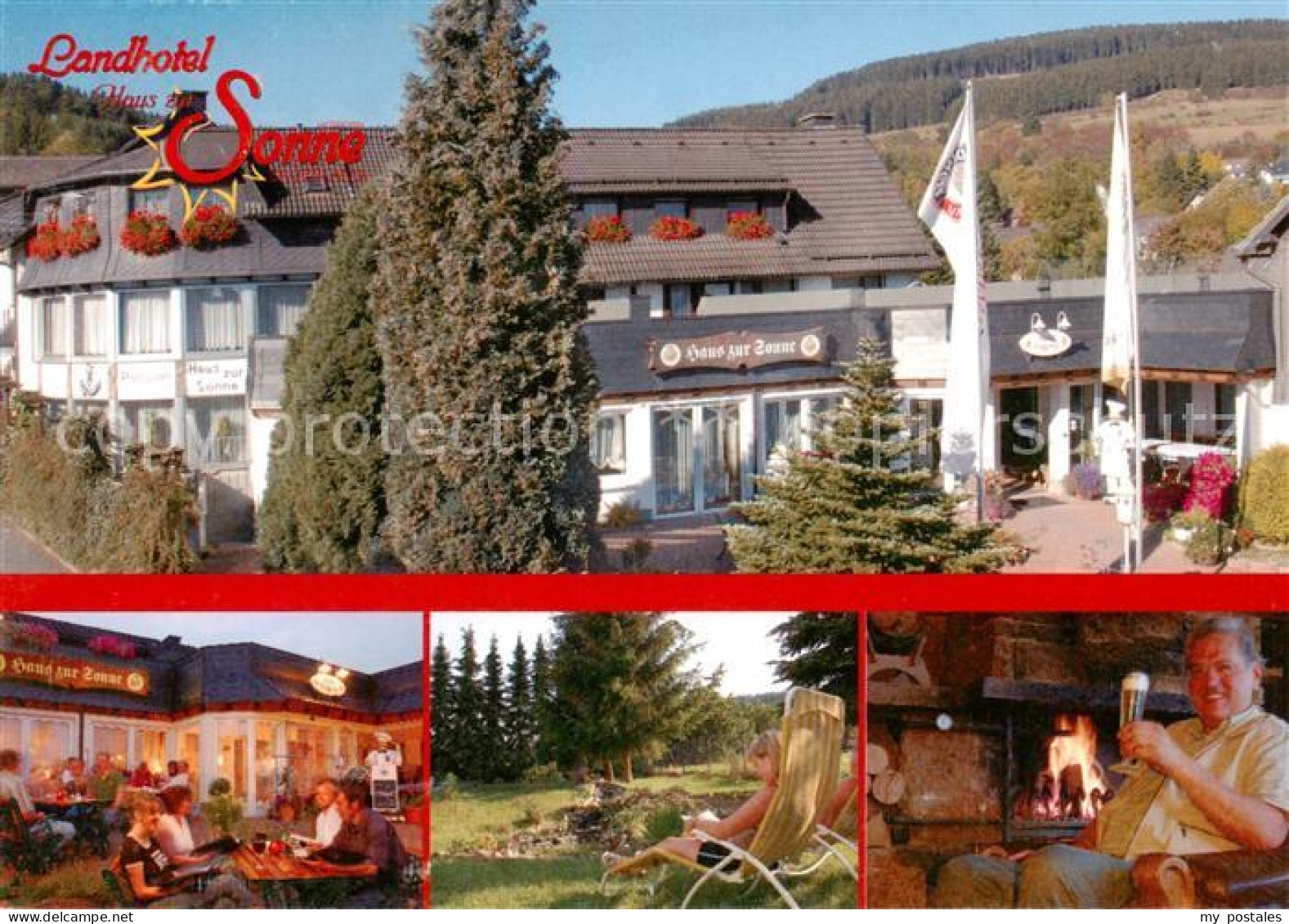 73786977 Hesborn Hallenberg Landhotel Haus Zur Sonne  - Otros & Sin Clasificación