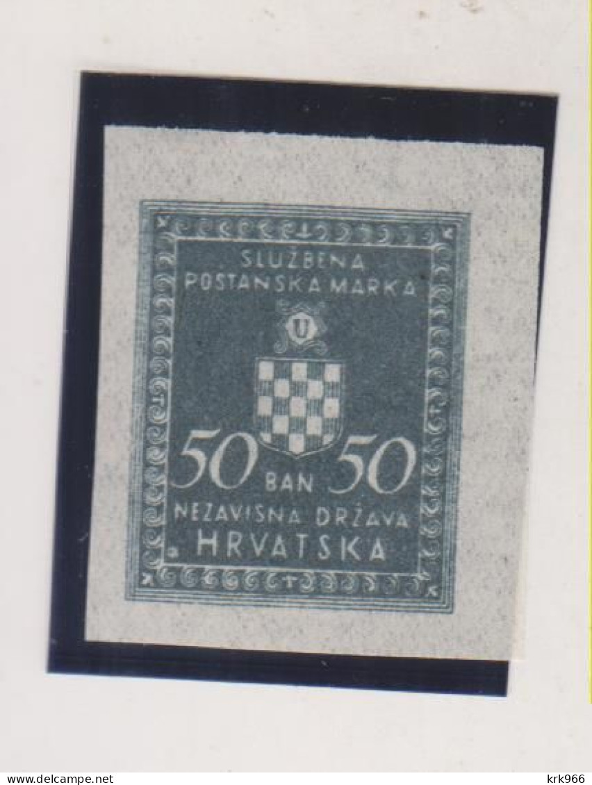 CROATIA WW II  , 0.50 Kn  Official Nice Proof Breakthrough Printed  MNH - Kroatien