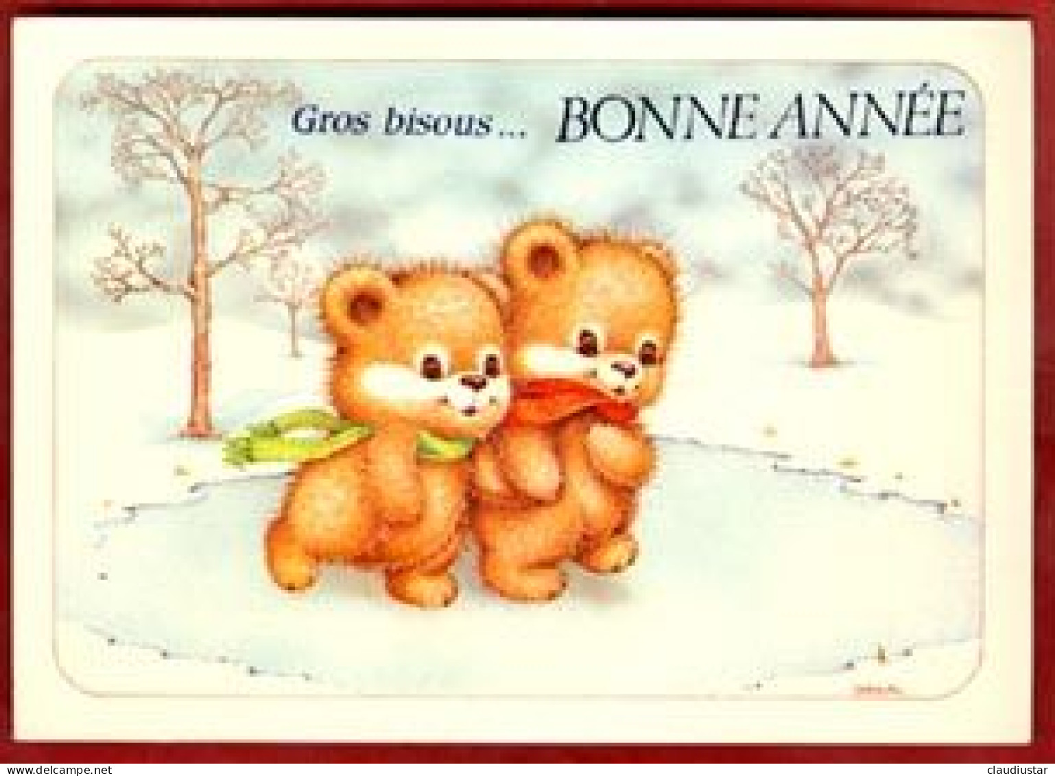 ** CARTE  BONNE  ANNEE  1990 ** - Nieuwjaar