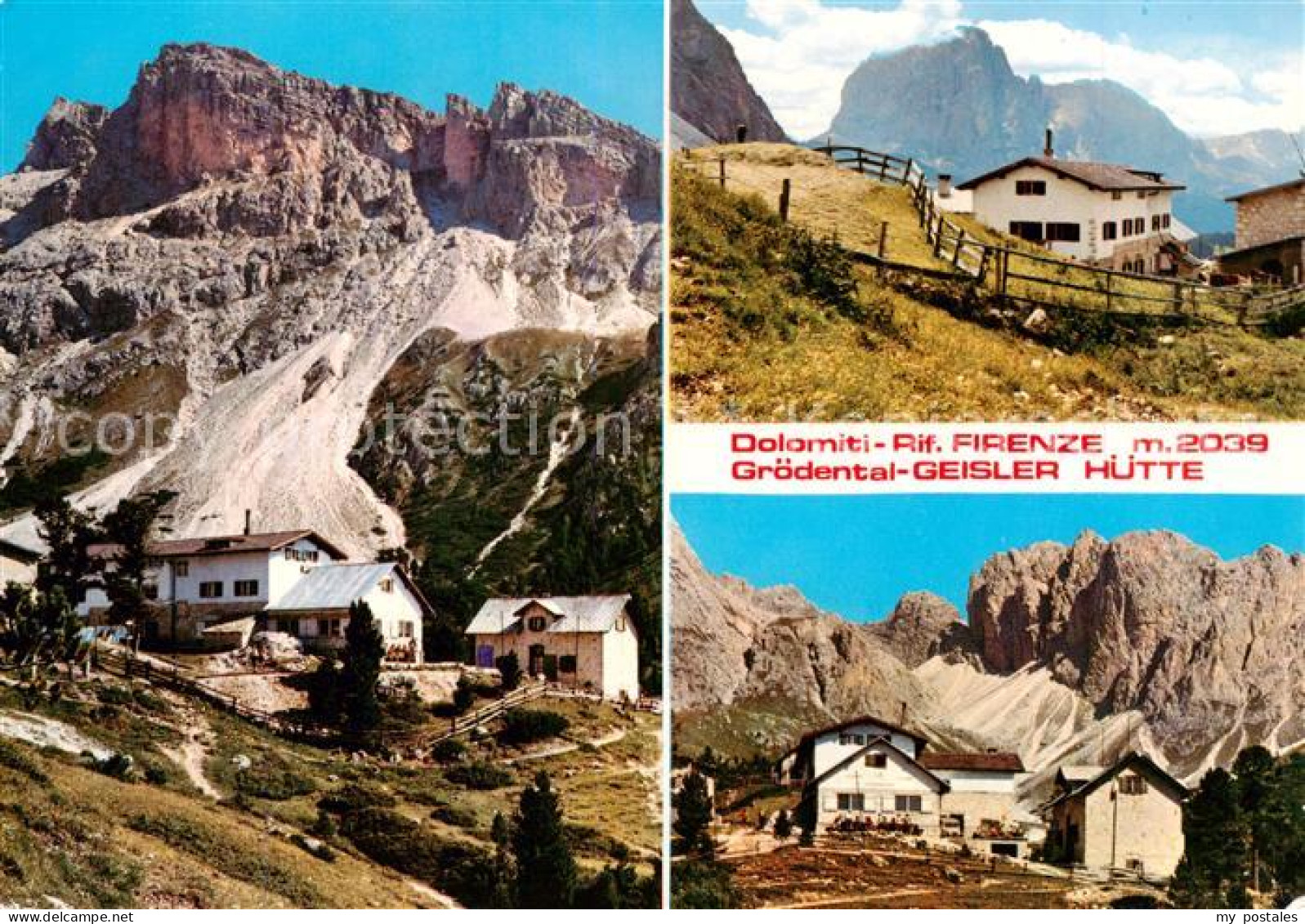 73786915 Geislerhuette 2039m Groedental Suedtirol IT Berghuette Dolomiten  - Autres & Non Classés