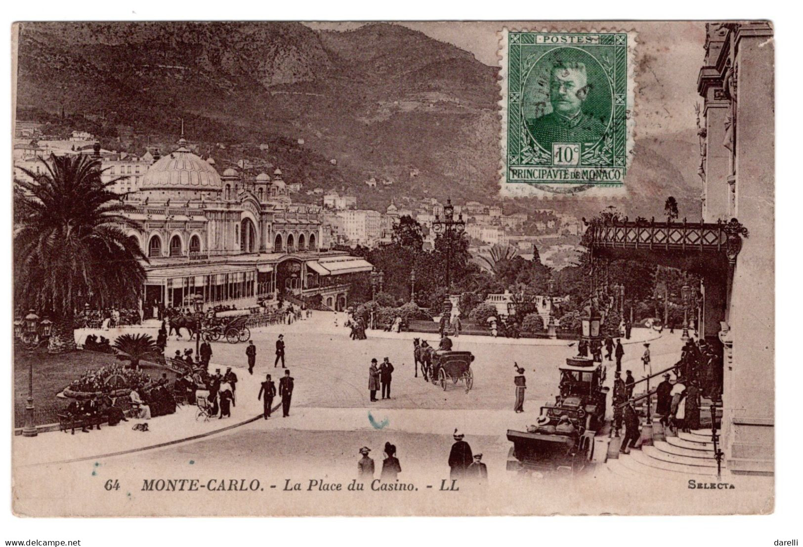 CP Monaco - Monté Carlo - La Place Du Casino - Monte-Carlo