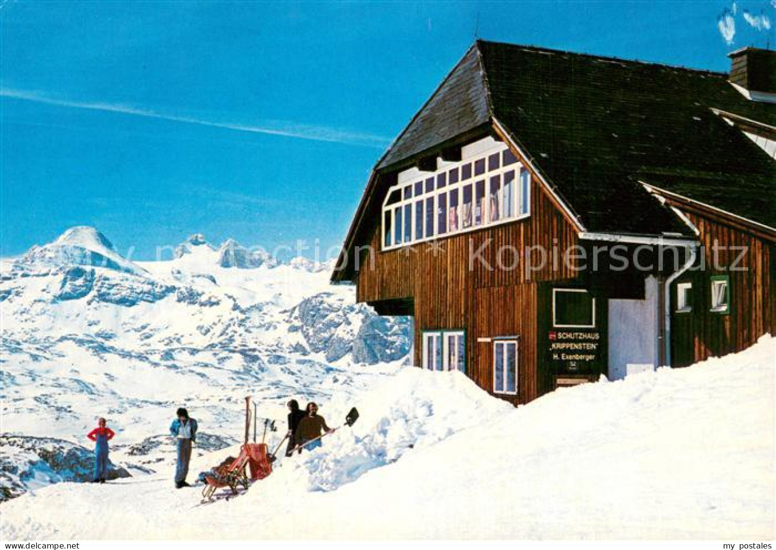 73786874 Krippenstein 3003m Berghaus Dachstein AT Schutzhaus Dachsteingebirge  - Autres & Non Classés