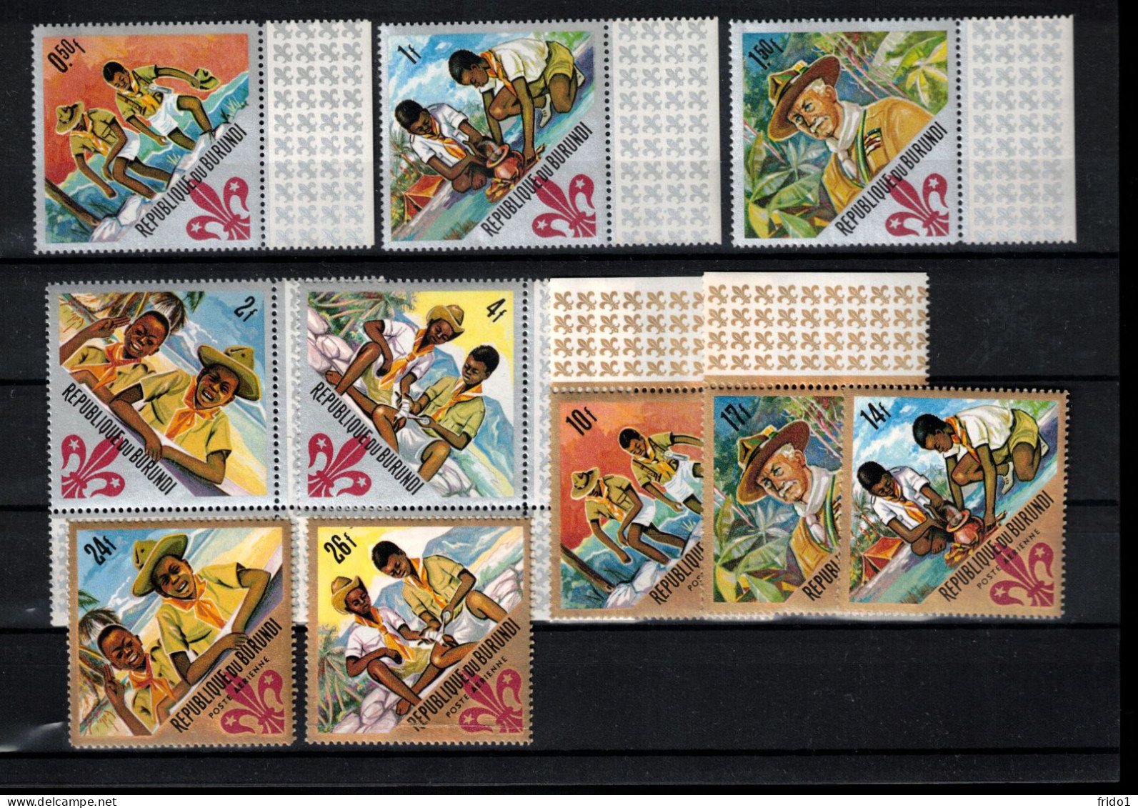 Burundi 1967 Boy Scouts Jamboree Postfrisch / MNH - Neufs