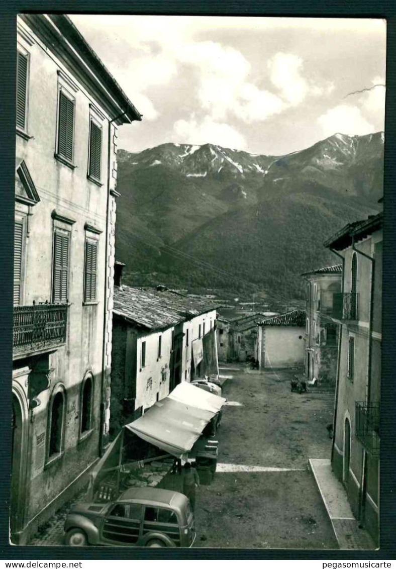 BF067 ALBANETO DI LEONESSA - RIETI - MONTE CAMBIO - ANIMATA AUTO CAR 1956 - Autres & Non Classés