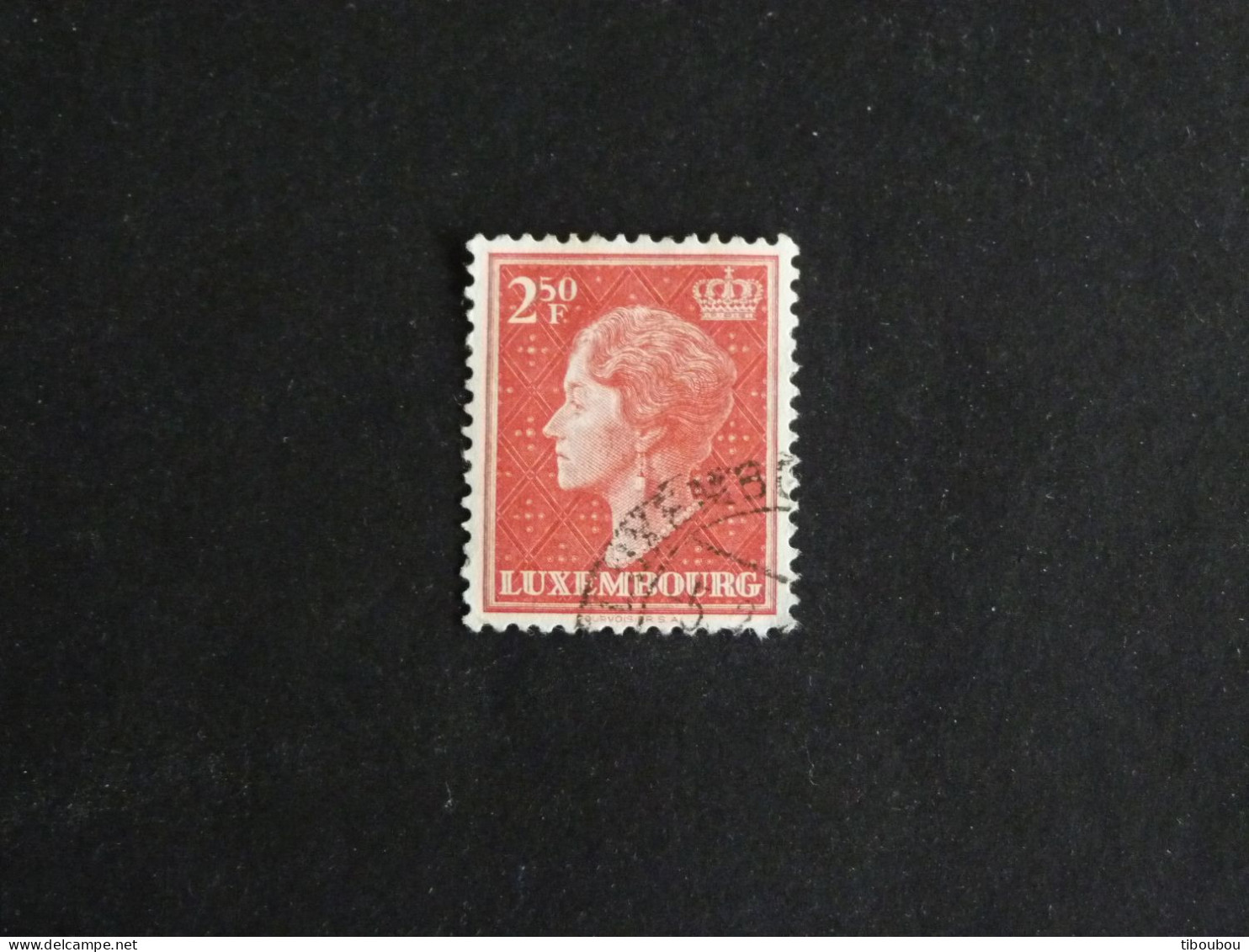 LUXEMBOURG LUXEMBURG YT 421A OBLITERE - GRANDE DUCHESSE CHARLOTTE - Used Stamps