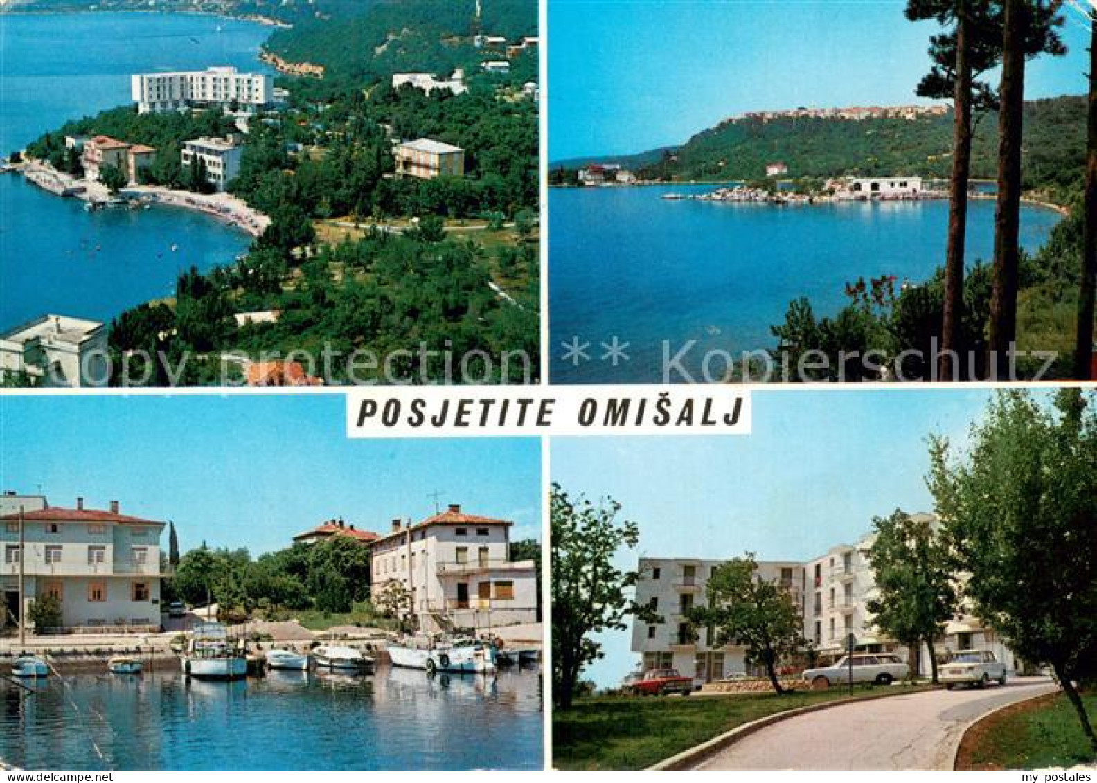 73786838 Posjetite Omisalj Otok Krk Croatia Kuestenpanorama Hafen Hotel  - Croatie