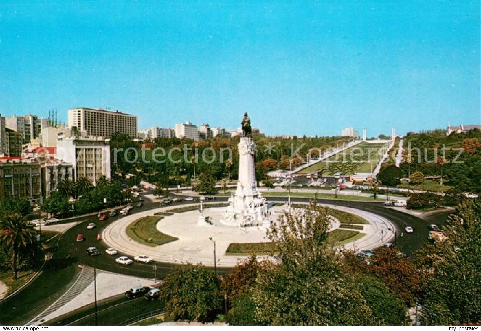 73786760 Lisboa Praca Marqués De Pombal Monumento Lisboa - Andere & Zonder Classificatie