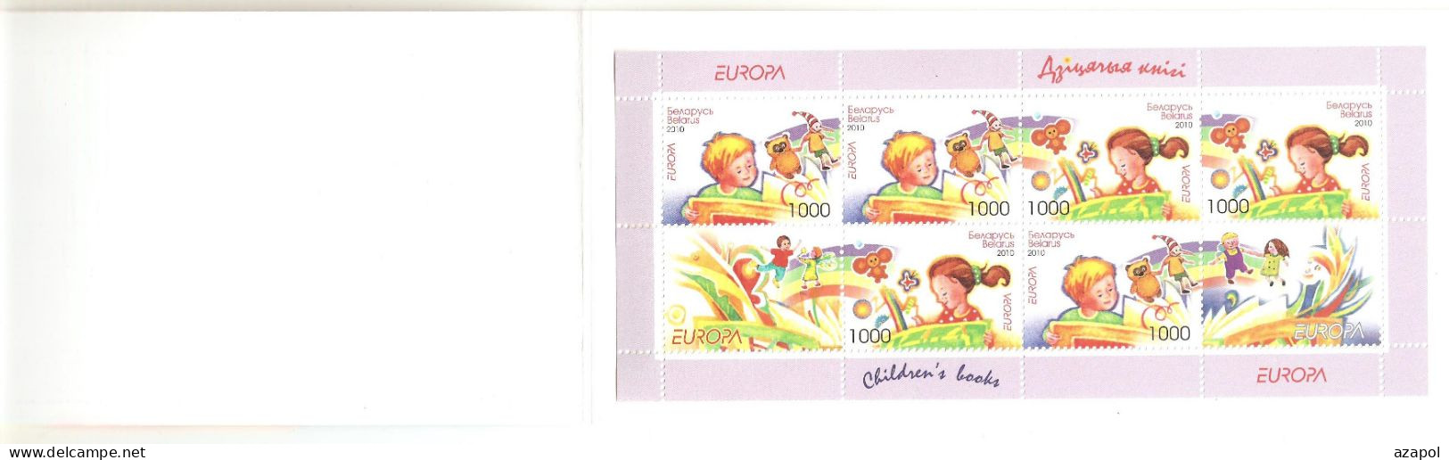 Belarus: Mint Boooklet, EUROPA - Children's Books, 2010, Mi#802-3, MNH - 2010