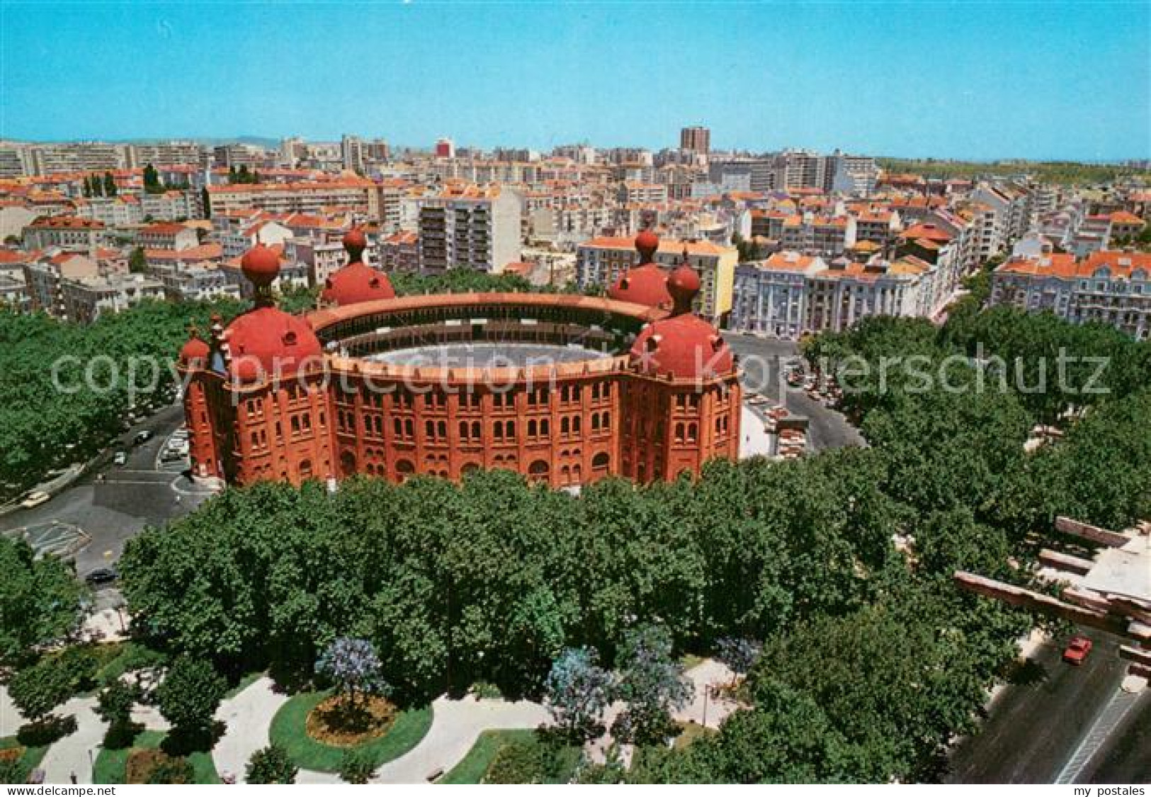 73786759 Lisboa Praca De Toros Do Campo Pequeno Vista Aérea Lisboa - Other & Unclassified