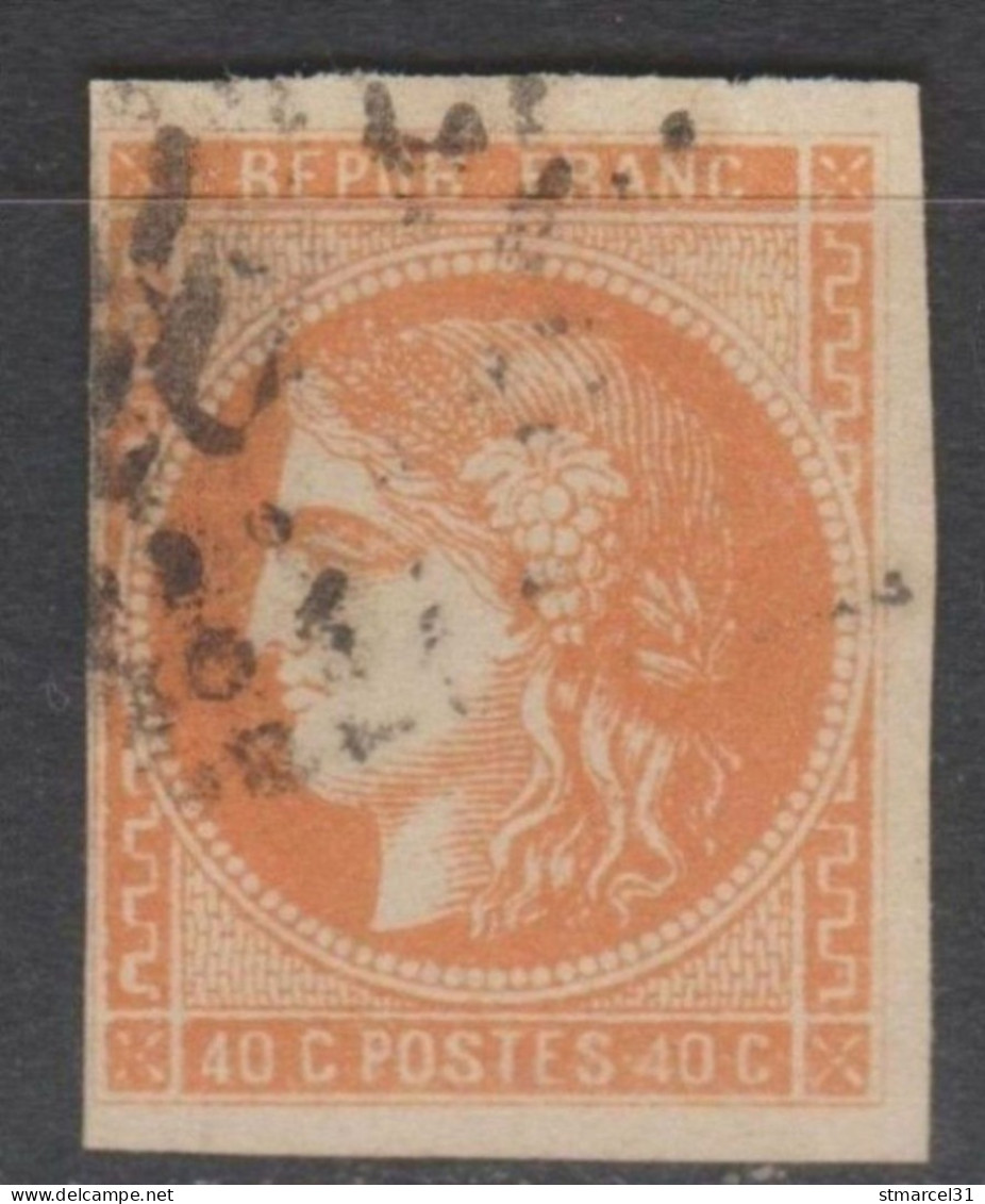 JAMAIS PROPOSE Le N°48L 4 LARGE En JAUNE ORANGE Signé B.Behr, C.Calves Cote Avec Nuances>>2500€ - 1870 Bordeaux Printing