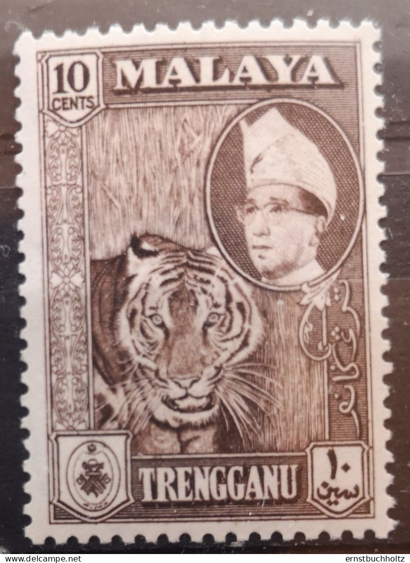 Trengganu 1957 Tiger SG 94** - Autres - Asie