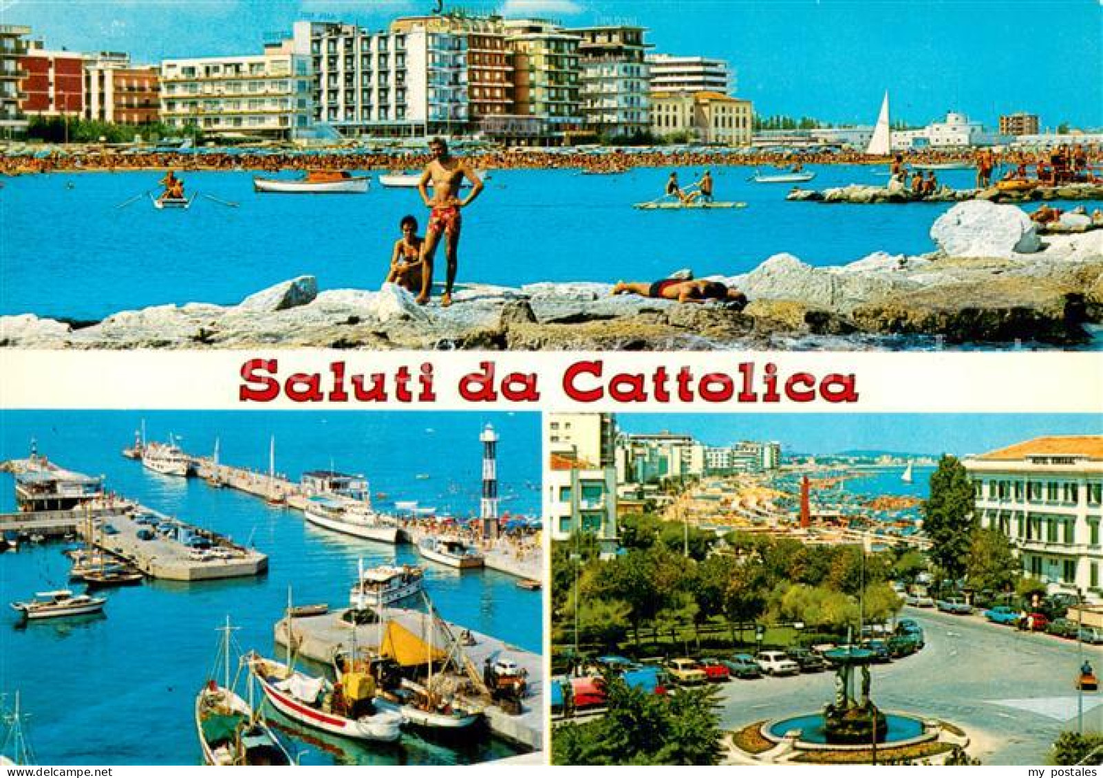 73786537 Cattolica  Provincia Rimini IT Panorama  Hafenpartie  - Autres & Non Classés