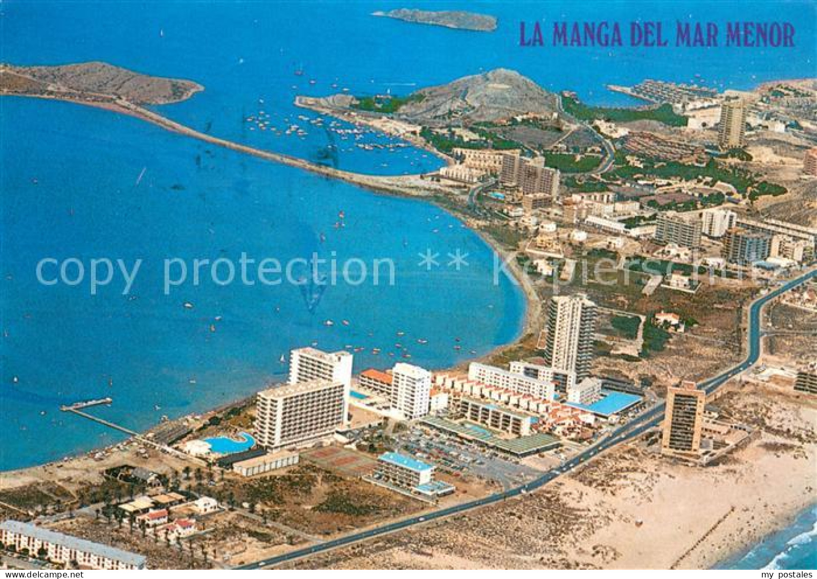 73786536 La Manga Del Mar Menor ES Vista Parcial Aerea  - Otros & Sin Clasificación