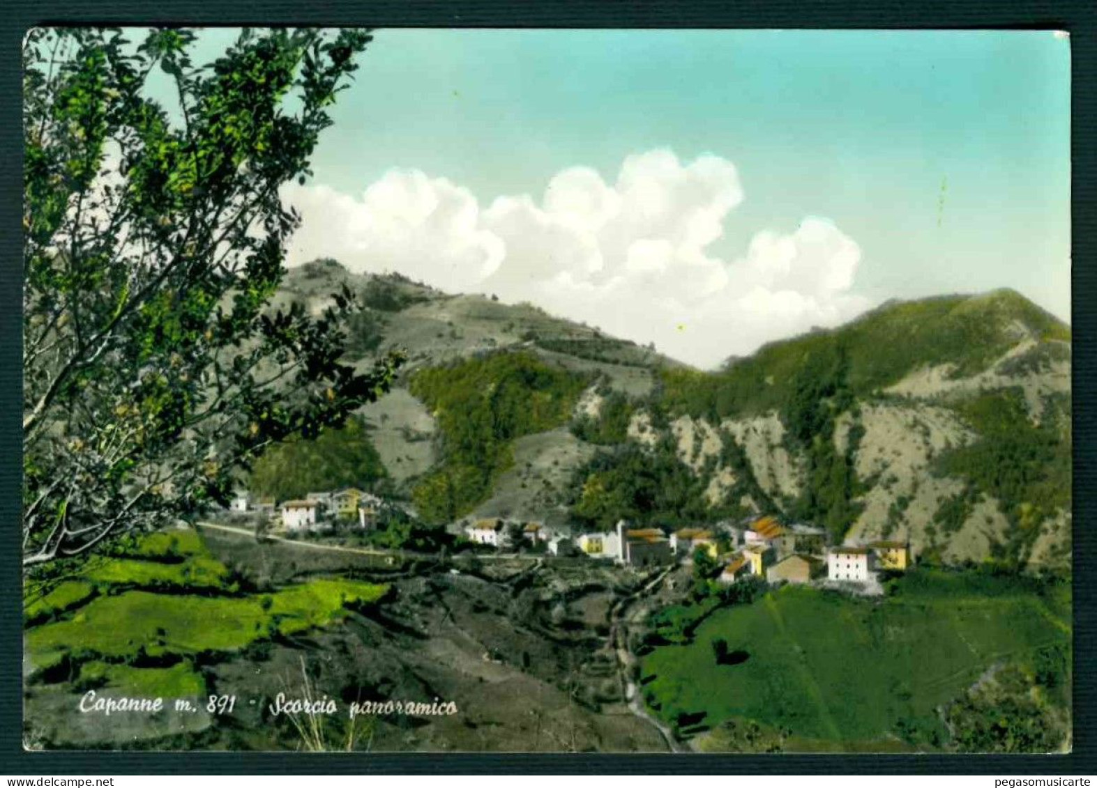 BF070 CAPANNE - SCORCIO PANORAMICO - FRAZIONE DI VERGHERETO FORLI' CESENA - 1964 - Andere & Zonder Classificatie