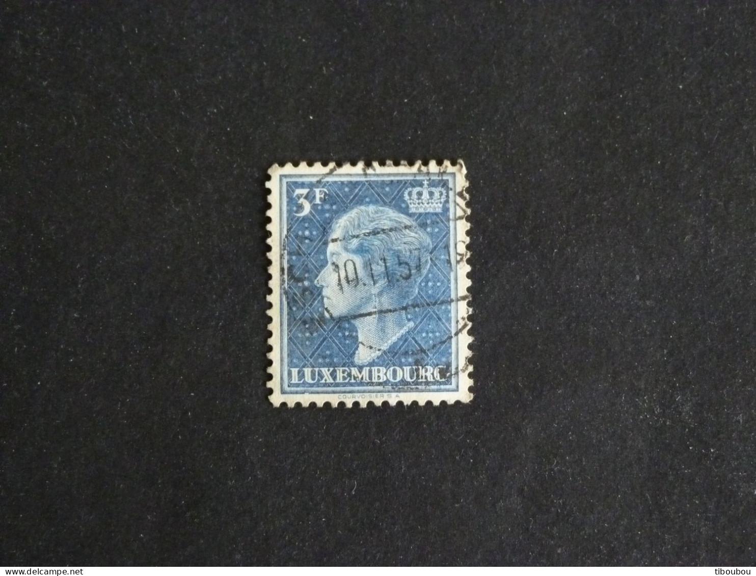 LUXEMBOURG LUXEMBURG YT 421B OBLITERE - GRANDE DUCHESSE CHARLOTTE - Used Stamps