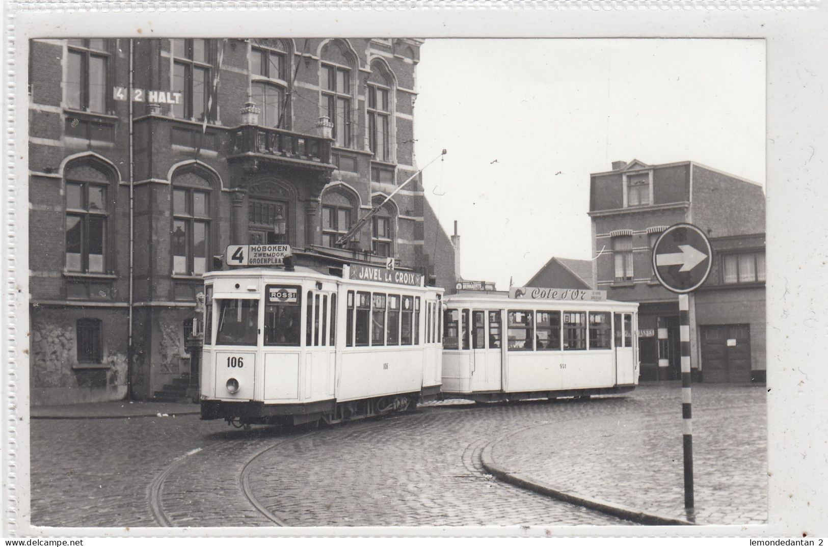 Antwerpen. Tram 4 Hoboken Zwemdok Groenplaats. Foto, Geen Postkaart. * - Antwerpen