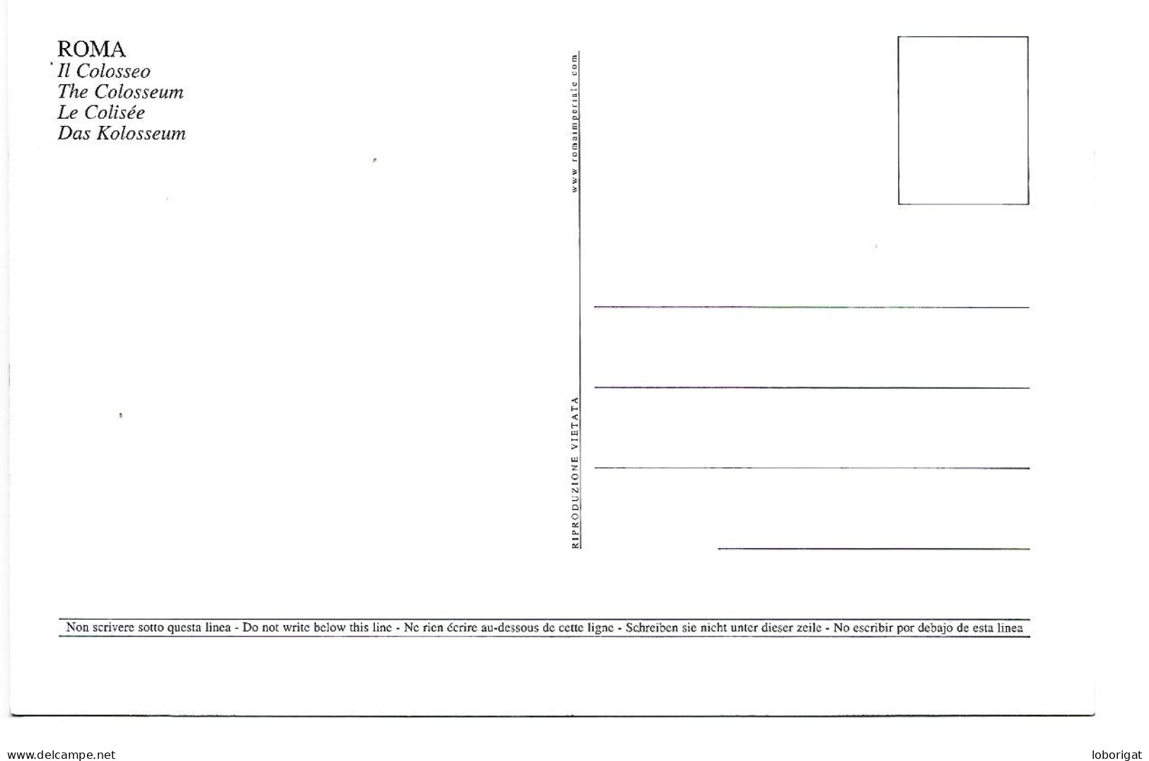IL COLOSSEO - THE COLOSSEUM.- ROMA - ( ITALIA ) - Colisée