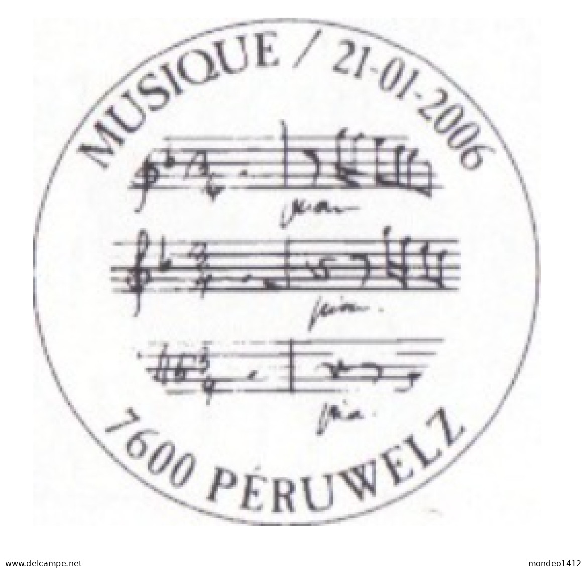 België OBP 3470 - Muziek Wolfgang Amadeus Mozart - Used Stamps