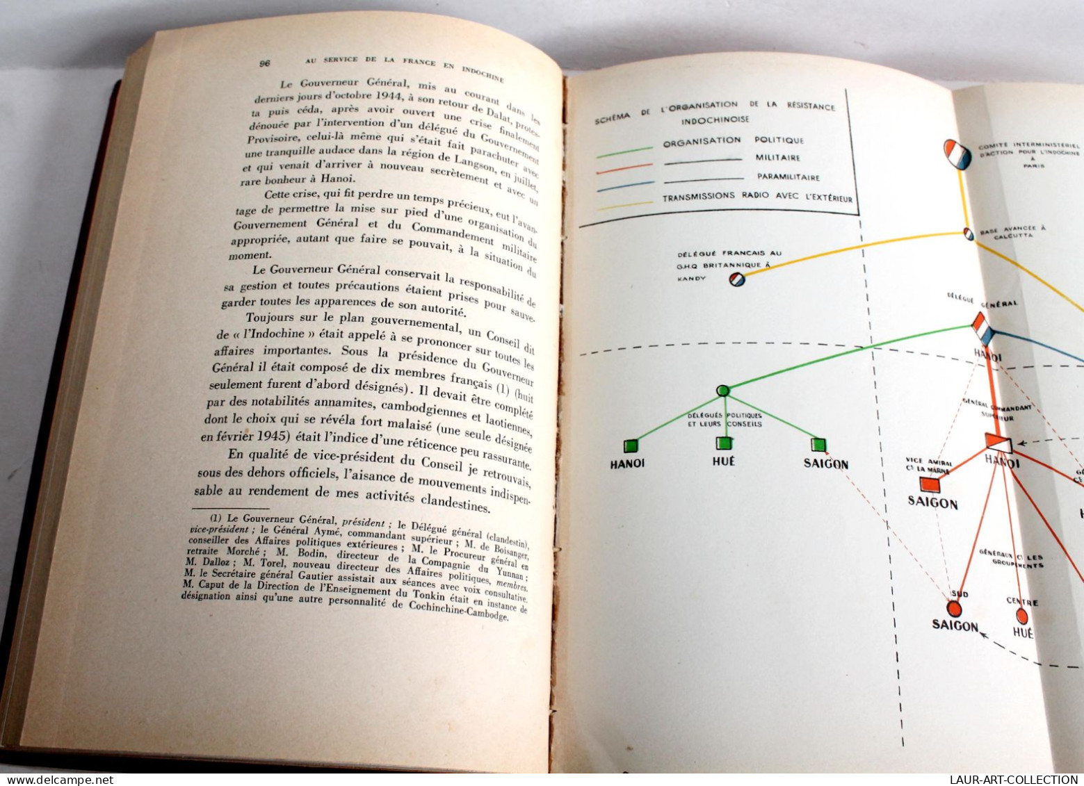 AU SERVICE DE LA FRANCE EN INDOCHINE 1941-1945 Par GENERAL MORDANT 1950 SAIGON / ANCIEN LIVRE XXe SIECLE (2603.109) - Geschichte