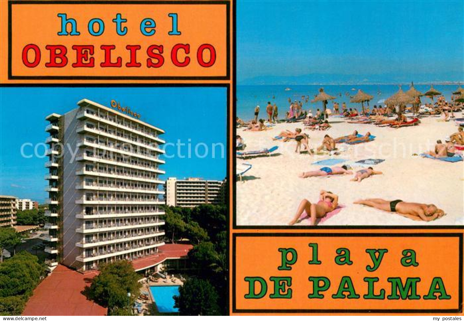 73786457 Playa De Palma Mallorca Hotel Obelisco Strand Playa De Palma Mallorca - Sonstige & Ohne Zuordnung