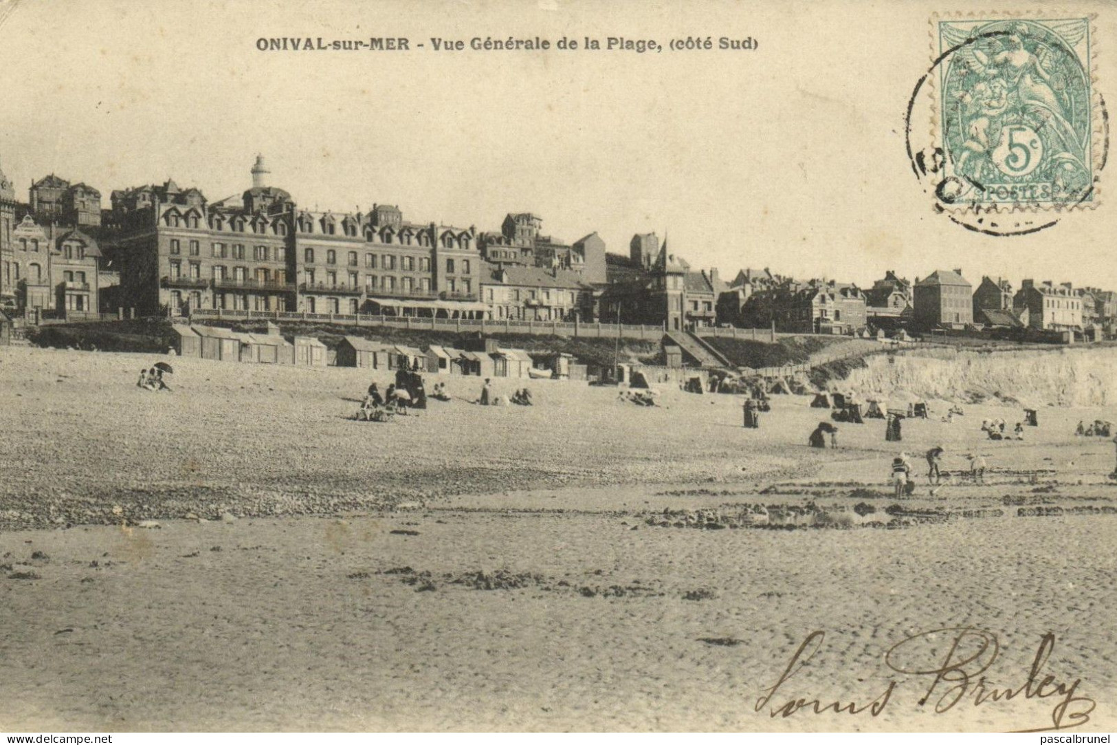 ONIVAL - VUE GENERALE DE LA PLAGE COTE SUD - Onival