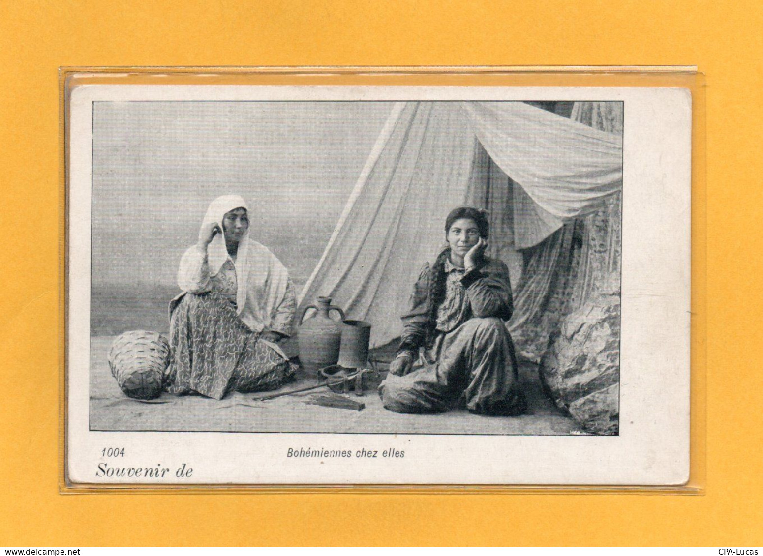 (27/04/24) ALGERIE-CPA BOHEMIENNES CHEZ ELLES - Scènes & Types