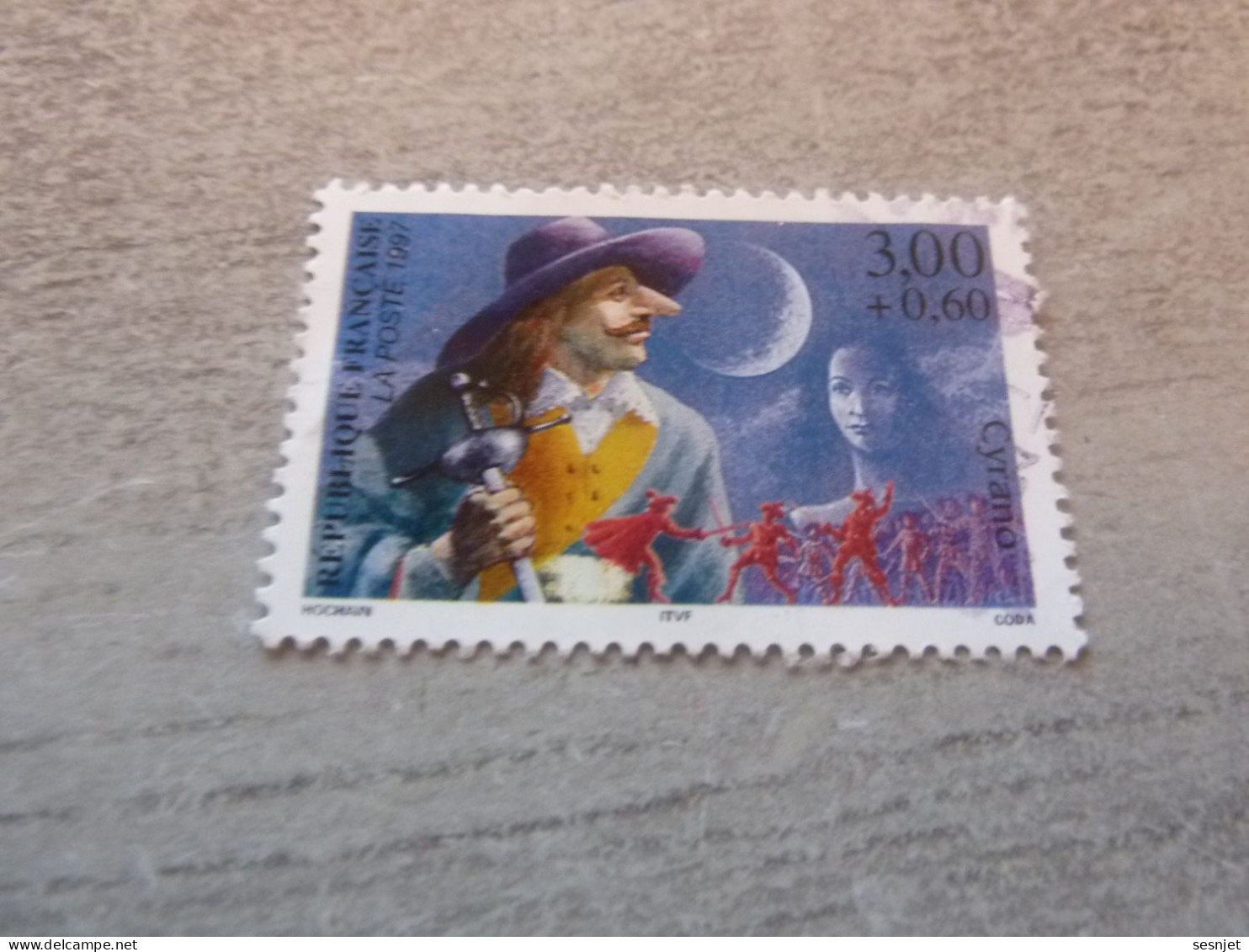 Cyrano - Héros D'Aventures - 3f.+60c. - Yt 3118 - Multicolore - Oblitéré - Année 1997 - - Used Stamps