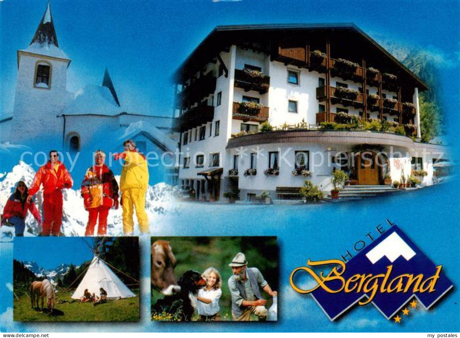 73786358 St Leonhard Defereggen Tirol AT Hotel Bergland Aussenansicht  - Other & Unclassified