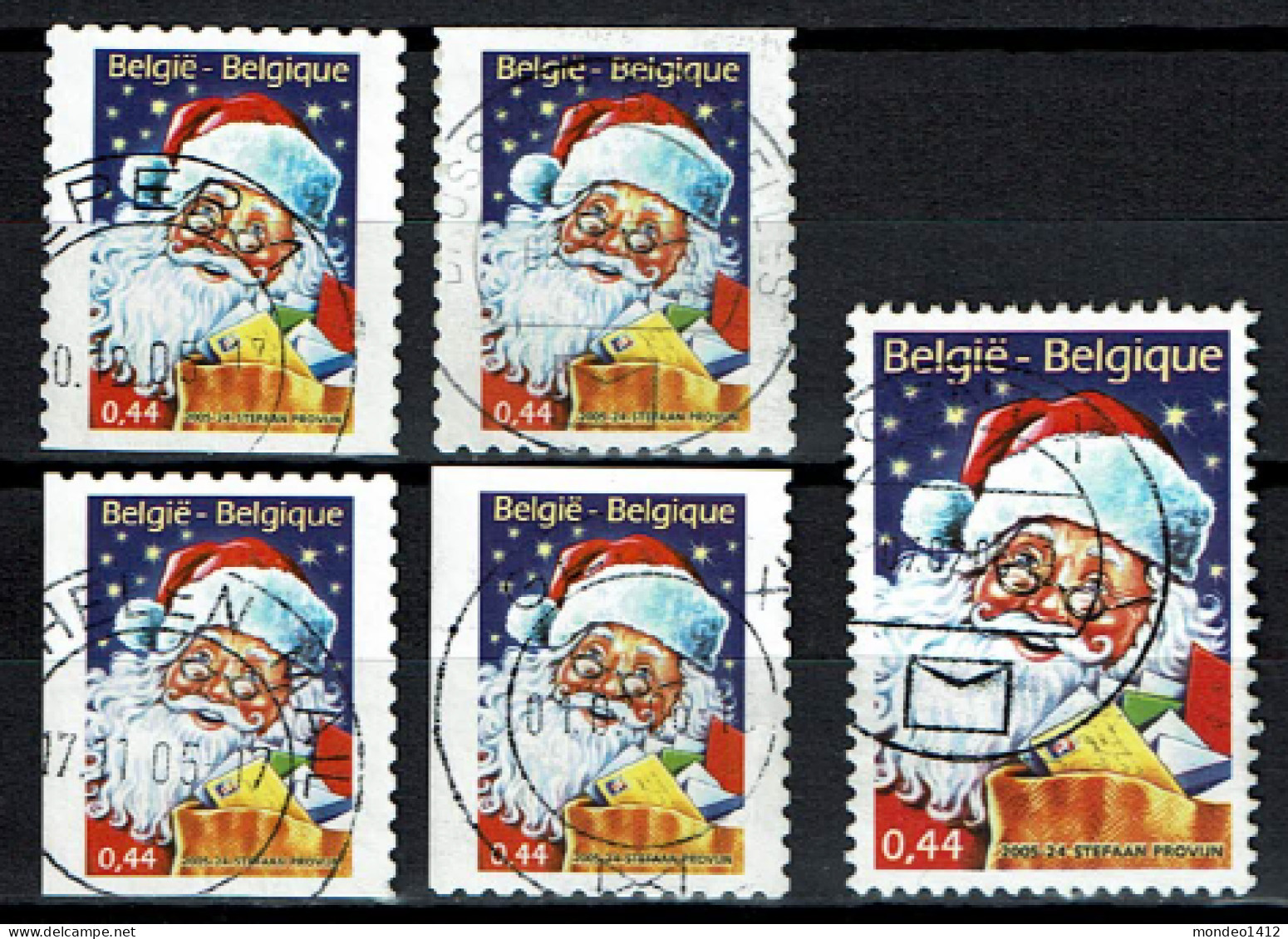 België OBP 3466/3467 - Merry Christmas Complete - Gebraucht