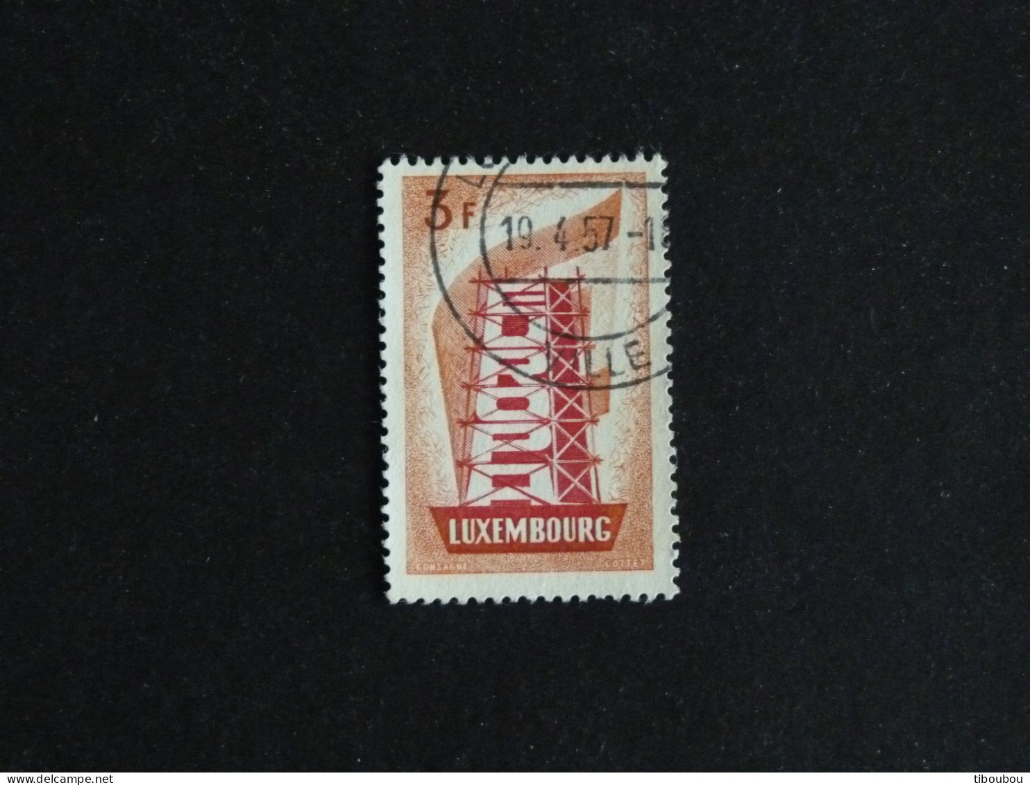 LUXEMBOURG LUXEMBURG YT 515 OBLITERE - EUROPA CONSTRUCTION EUROPE - Used Stamps