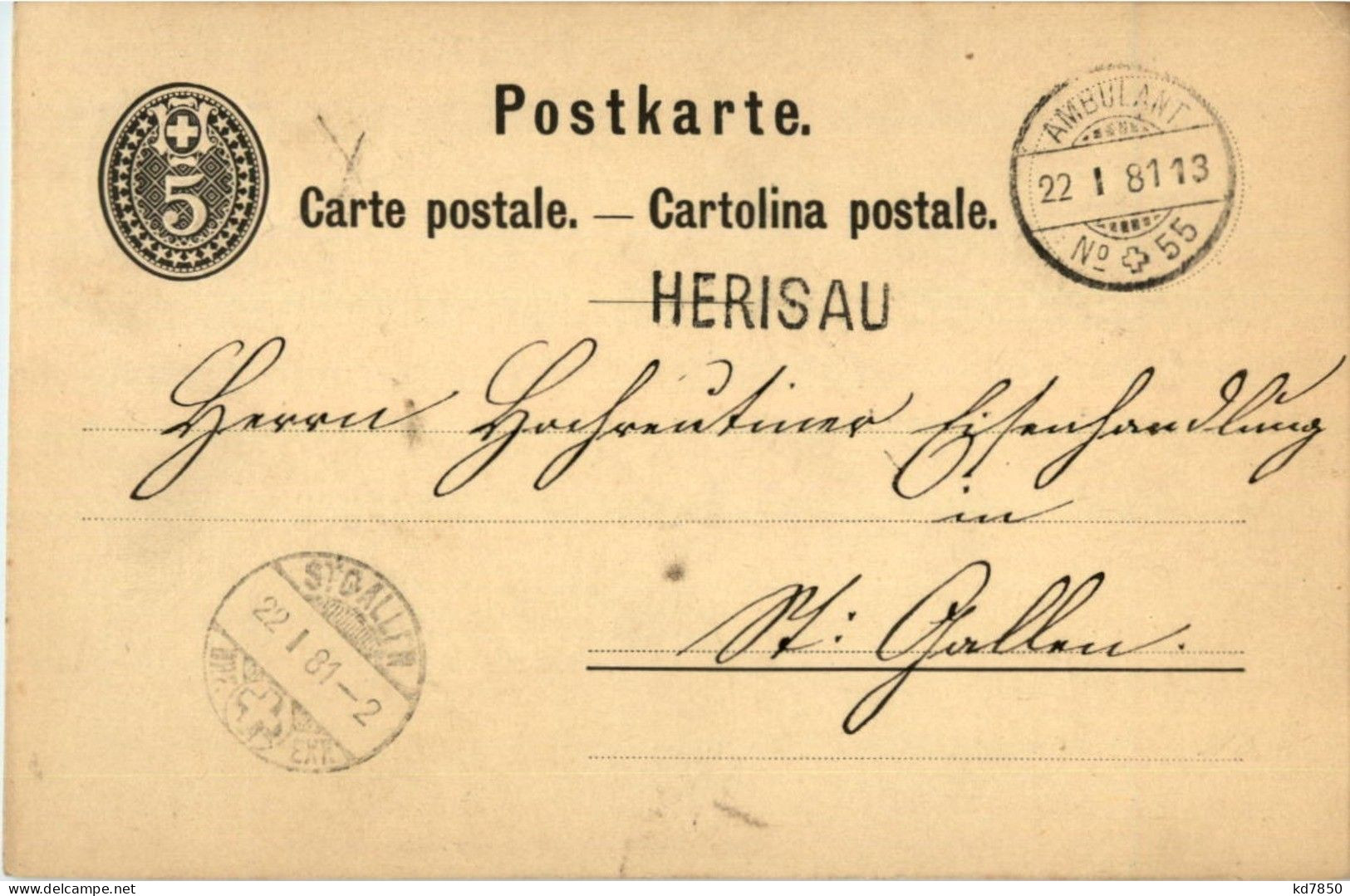 Herisau 1881 - Herisau