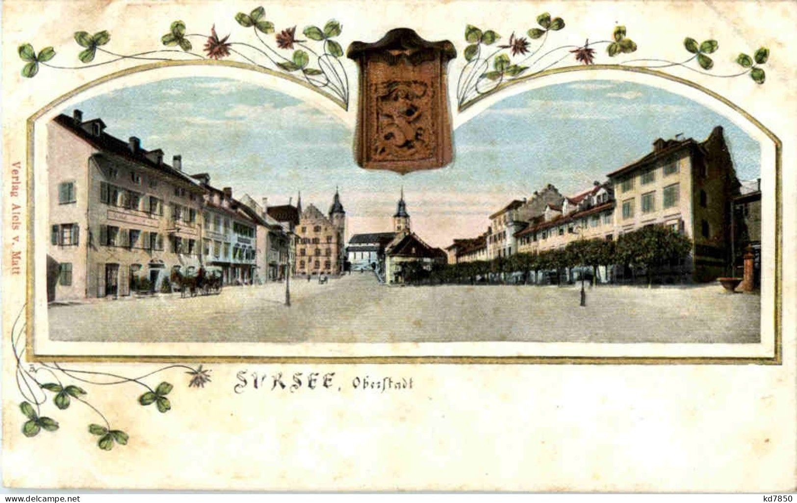 Sursee - Prägekarte - Sursee