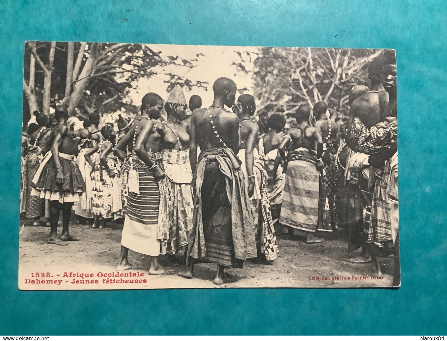 Afrique Occidentale Dahomey Jeunes Feticheuses Photo Fortier - Dahomey