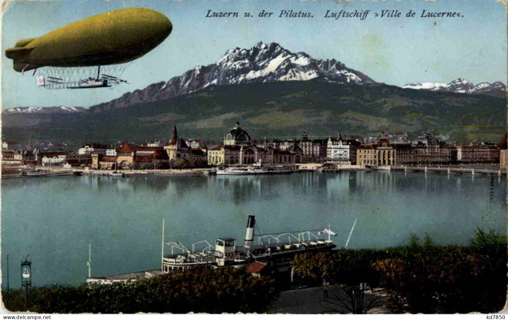 Luzern - Luftschiff - Ville De Lucerne - Aeronaves