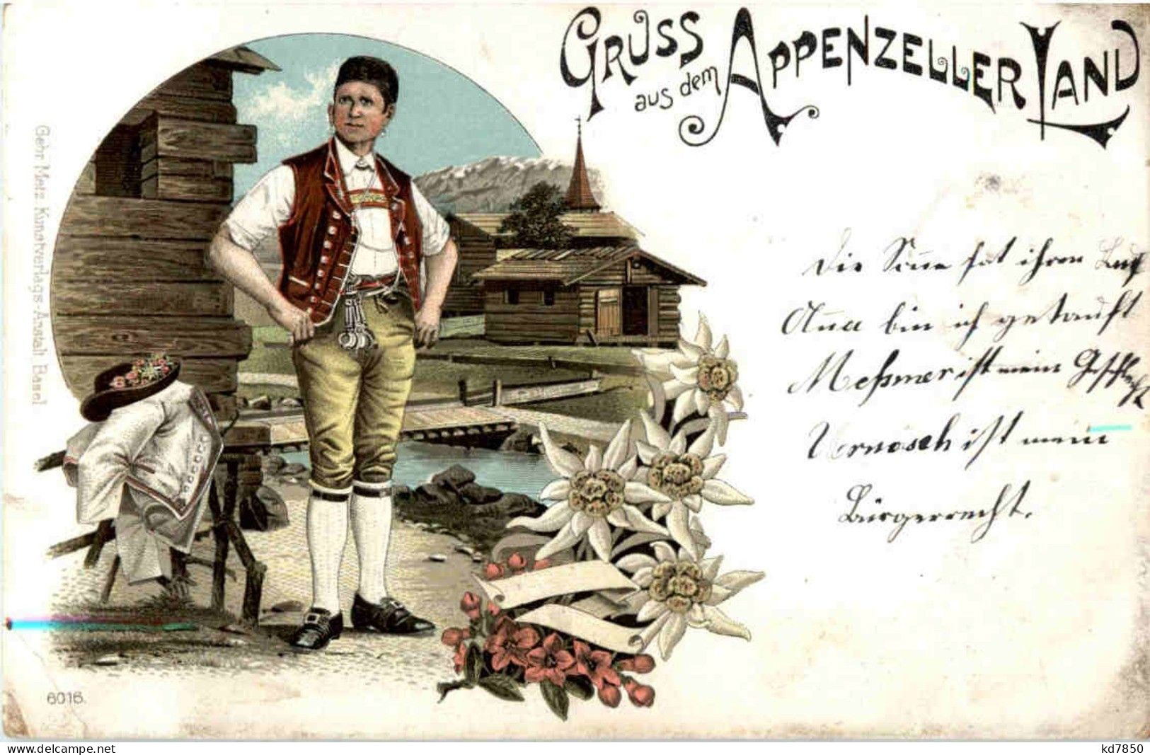 Gruss Aus Dem Appenzellerland - Litho - Altri & Non Classificati