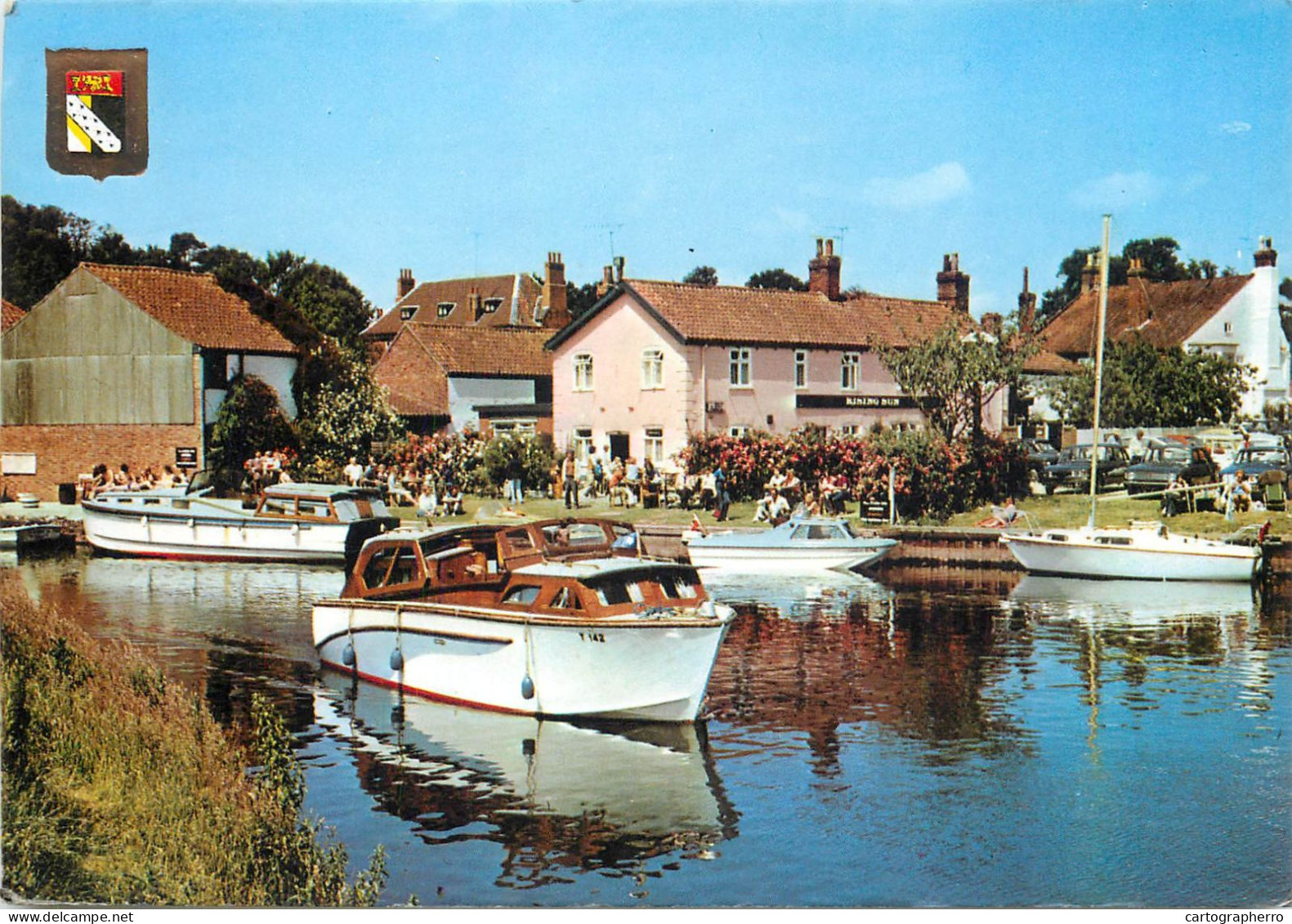 Navigation Sailing Vessels & Boats Themed Postcard Coltishall Norfolk Broads - Velieri