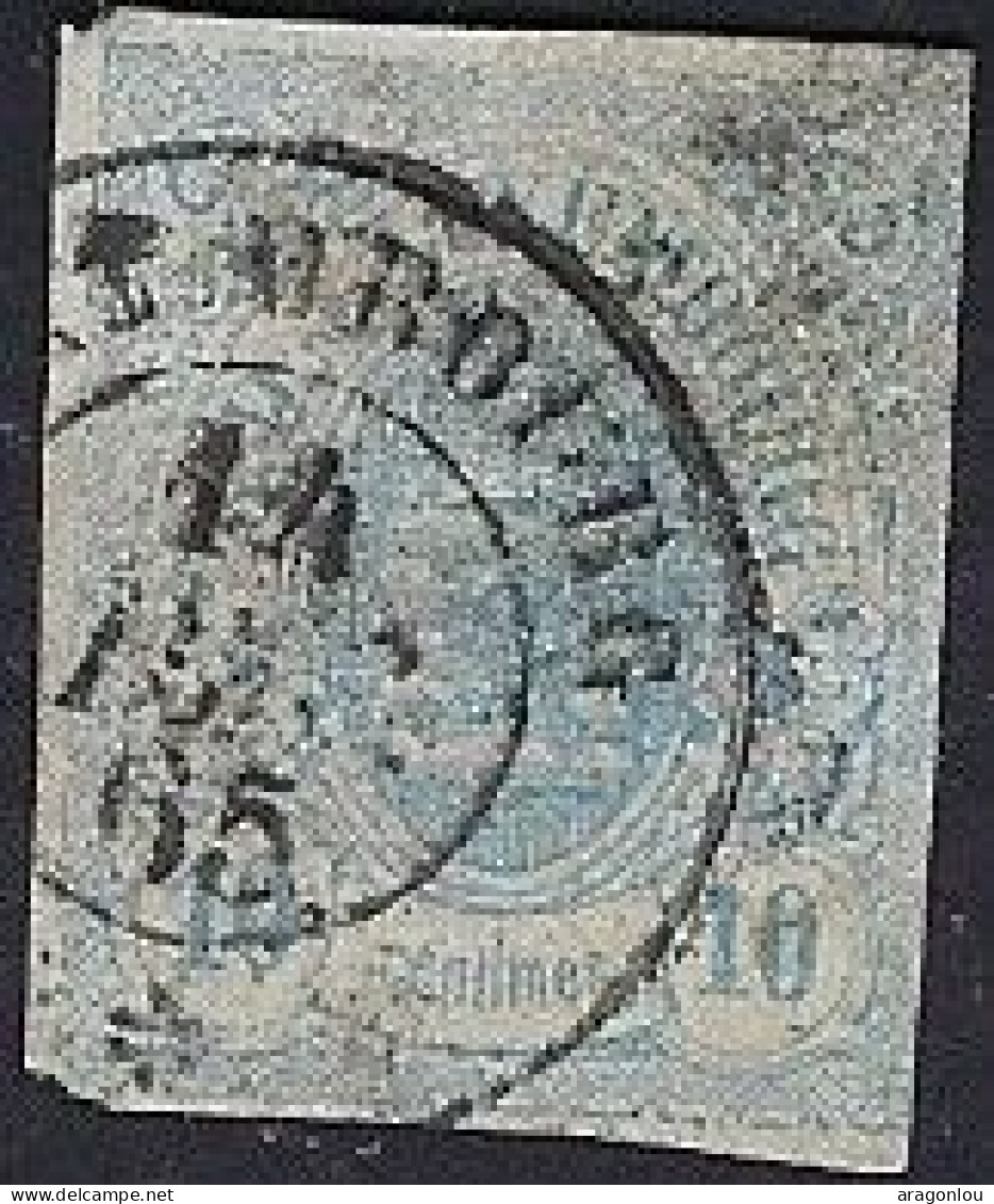 Luxembourg - Luxemburg - Timbres  -  Armoiries  1859   10c.   °    Michel 6c      VC. 15,- - 1859-1880 Wappen & Heraldik