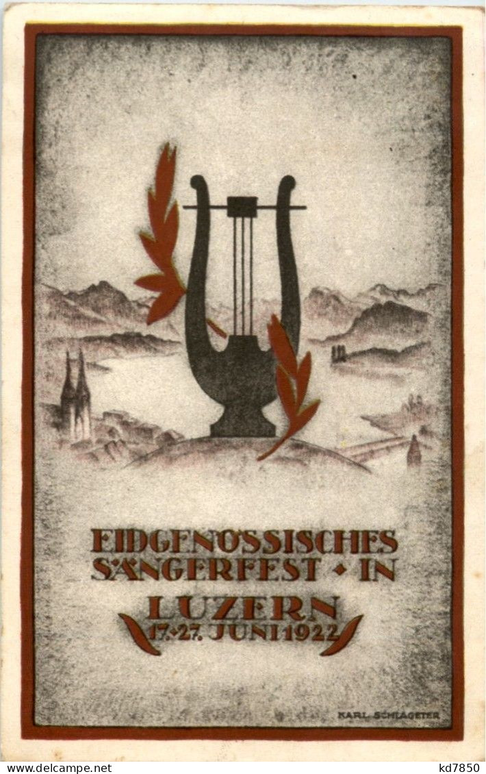 Luzern - Sängerfest 1922 - Lucerne