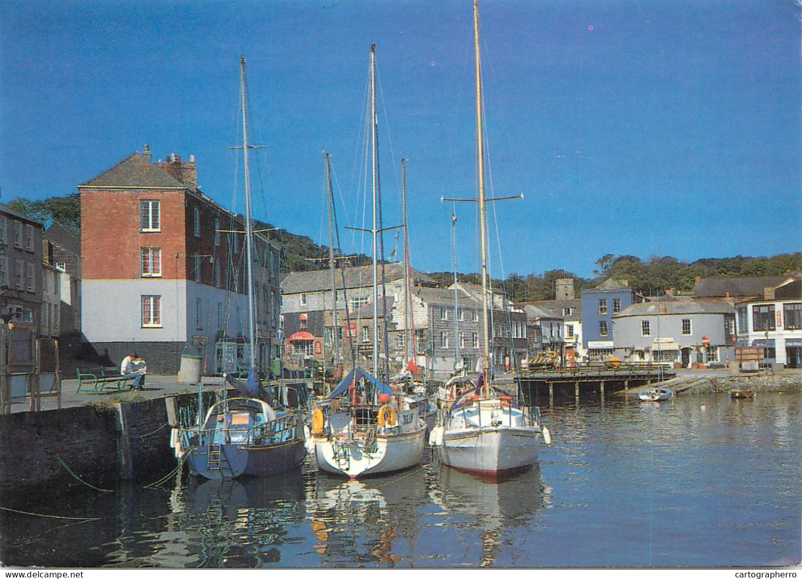 Navigation Sailing Vessels & Boats Themed Postcard Padstow Harbour - Sailing Vessels