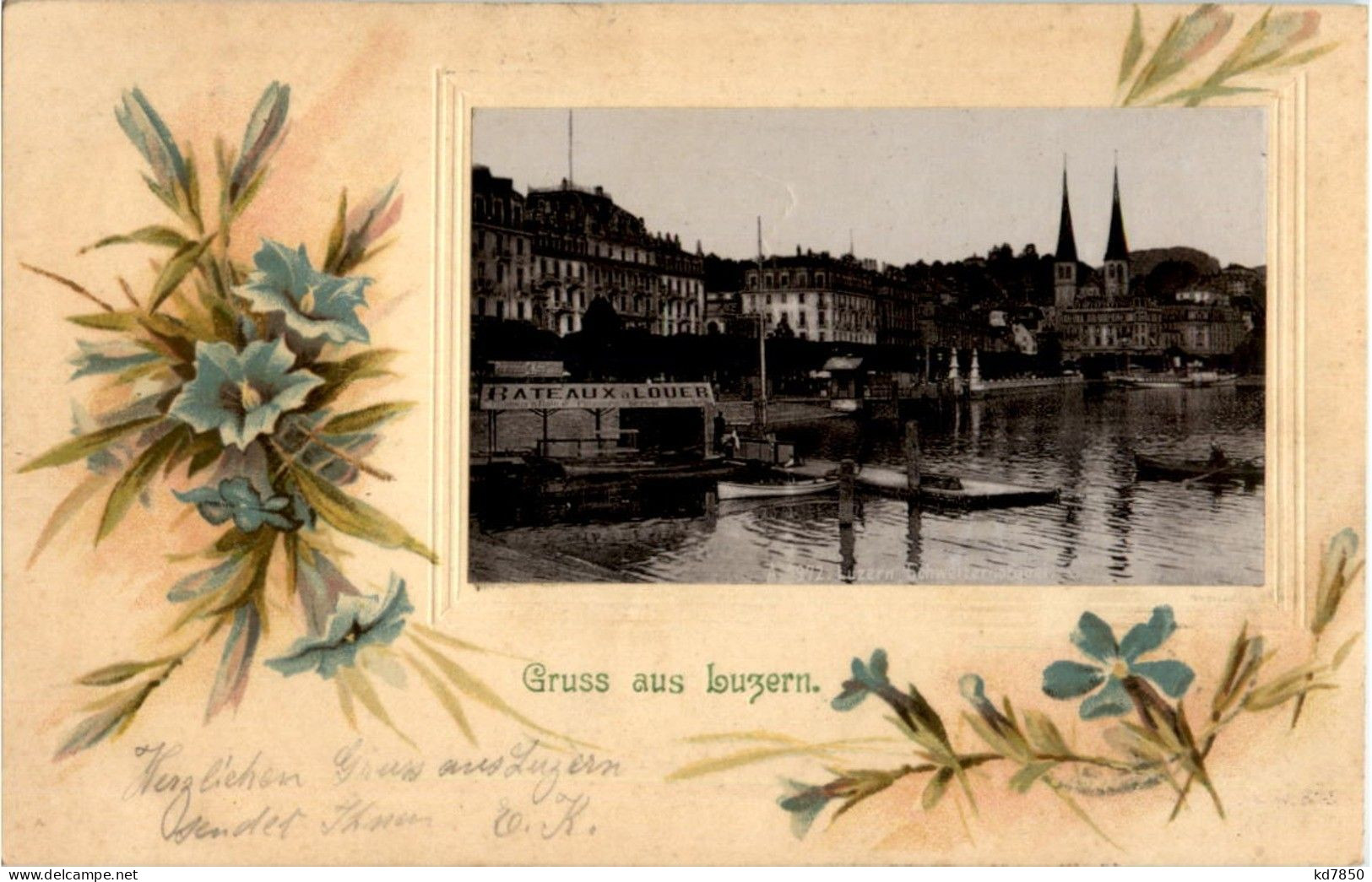 Gruss Aus Luzern - Litho - Lucerne