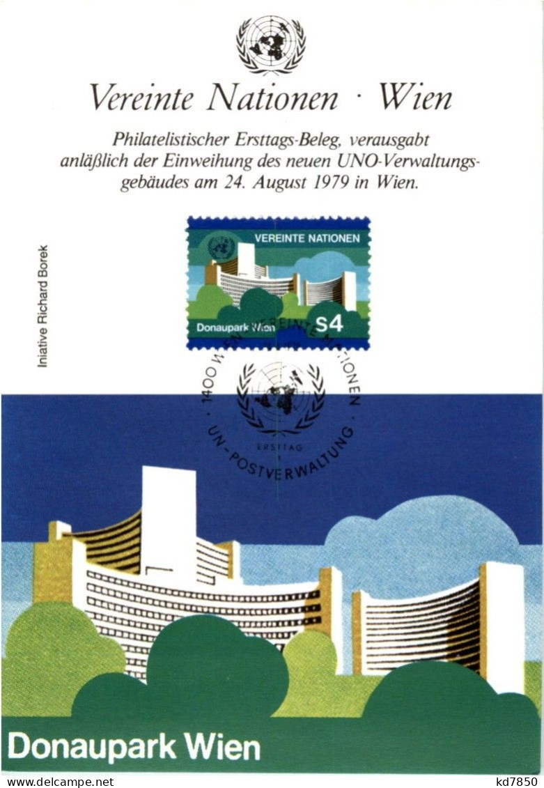 Vereinte Nationen - UNO Maximum Karte FDC Wien - FDC