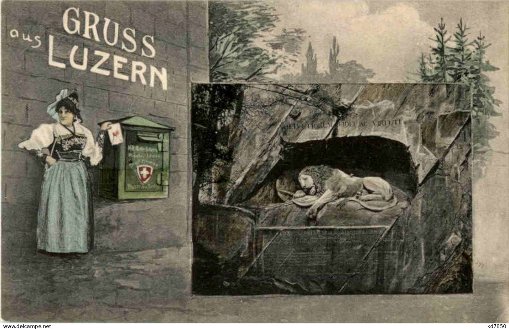 Gruss Aus Luzern - Briefkasten - Lucerna