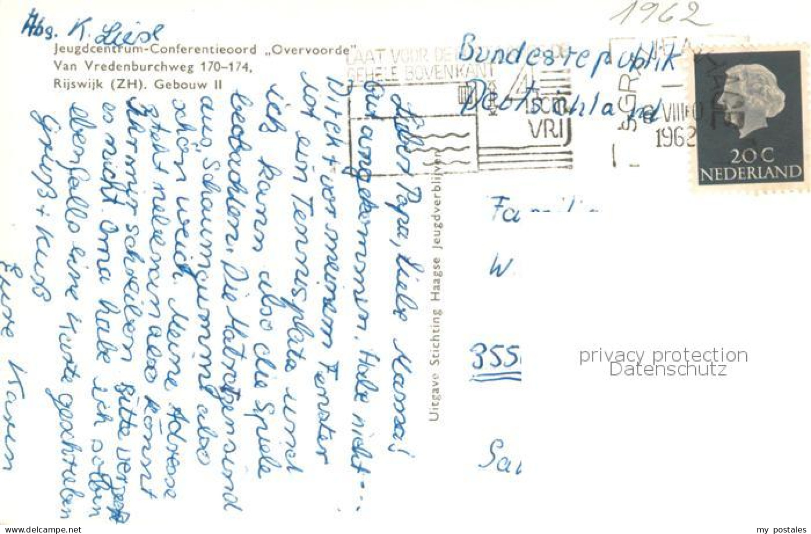 73786224 Rijswijk Jeugdencentrum Conferentieoord Overvoorde Rijswijk - Andere & Zonder Classificatie