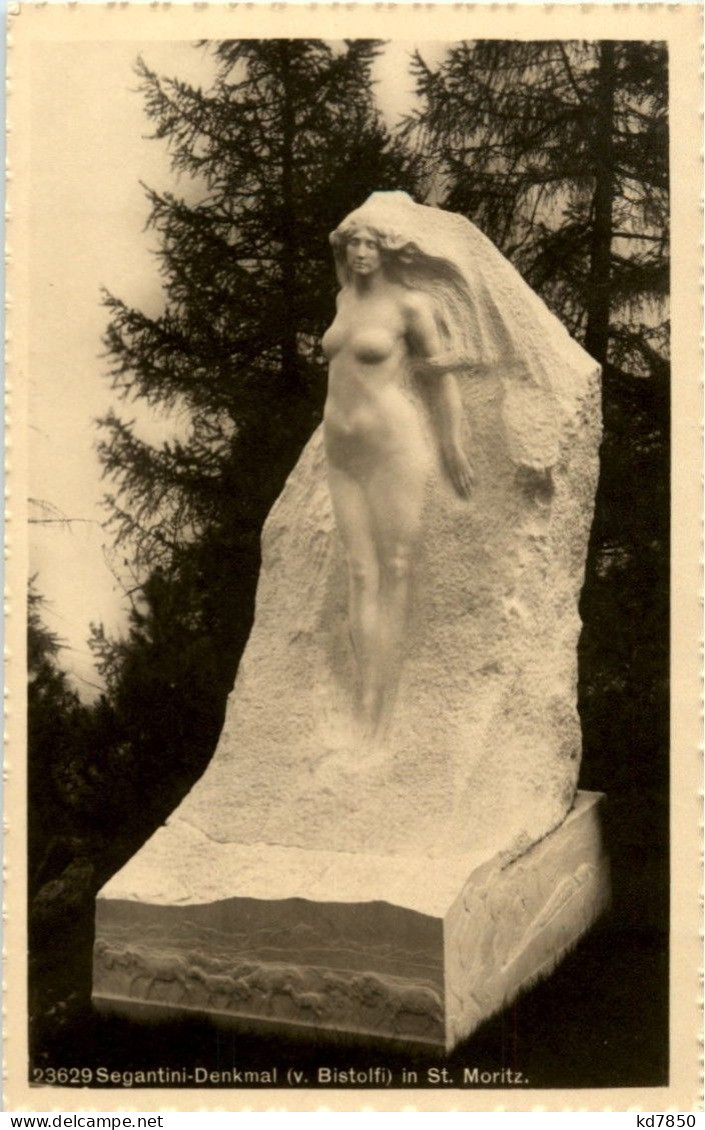 St. Moritz Segantini Denkmal - St. Moritz