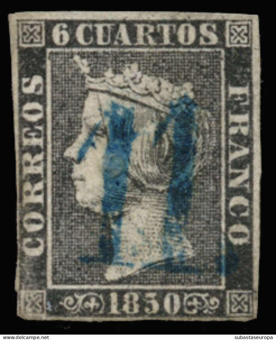 Ø 1. Mat. '11' En Azul De Zaragoza. Lujo. - Used Stamps