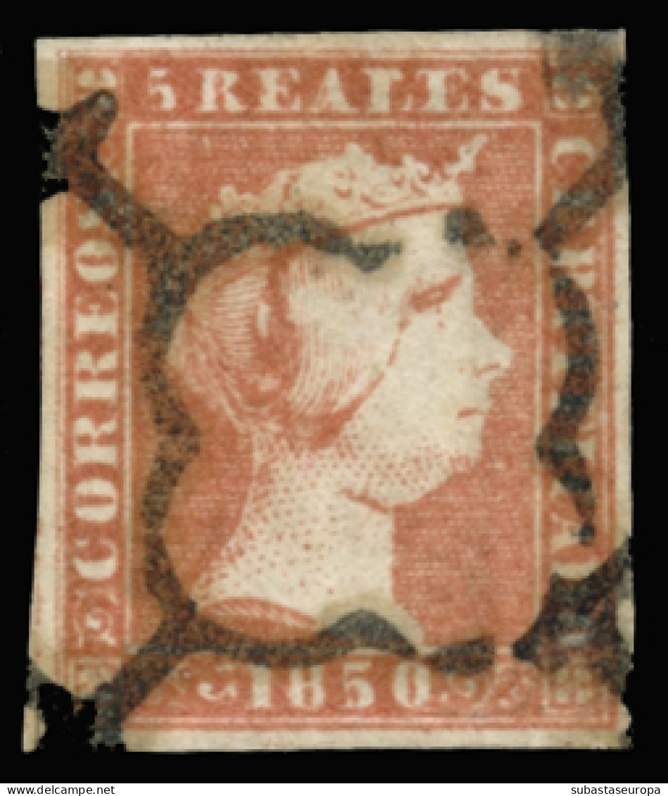 Ø 3. 5 Reales. Muy Bonito. Marquillado. Cat. 400 €. - Oblitérés